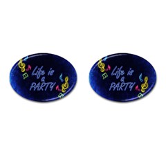 Beautiful Things Encourage Cufflinks (oval) by Sapixe