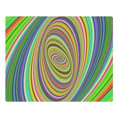 Ellipse Background Elliptical Double Sided Flano Blanket (large)  by Sapixe