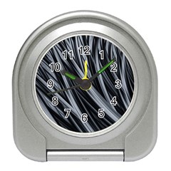 Fractal Mathematics Abstract Travel Alarm Clocks by Sapixe
