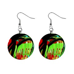 Quiet Place Mini Button Earrings by bestdesignintheworld