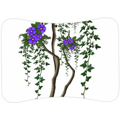 Image Cropped Tree With Flowers Tree Velour Seat Head Rest Cushion by Sapixe