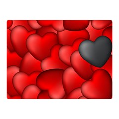 Form Love Pattern Background Double Sided Flano Blanket (mini)  by Sapixe