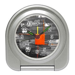 Background Texture Pastellfarben Travel Alarm Clocks by Sapixe