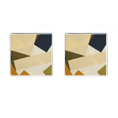 Fabric Textile Texture Abstract Cufflinks (square) by Sapixe