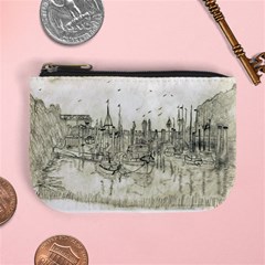 Pencil Drawing Drawing Port Mini Coin Purses by Sapixe