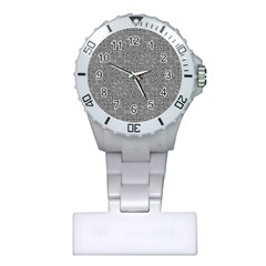 Linear Intricate Geometric Pattern Plastic Nurses Watch by dflcprints