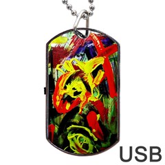 437241213103536 - Bread And Fish Dog Tag Usb Flash (two Sides) by bestdesignintheworld