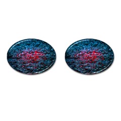 Water Color Red Cufflinks (oval) by FunnyCow