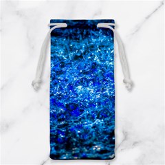 Water Color Navy Blue Jewelry Bags by FunnyCow