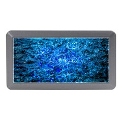 Water Color Navy Blue Memory Card Reader (mini) by FunnyCow