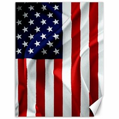 American Usa Flag Vertical Canvas 12  X 16   by FunnyCow