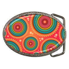 Background Texture Mosaic Pink Belt Buckles by Nexatart