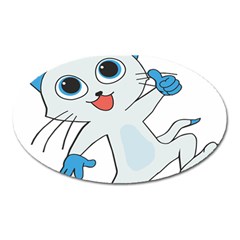 Animal Anthropomorphic Oval Magnet by Sapixe