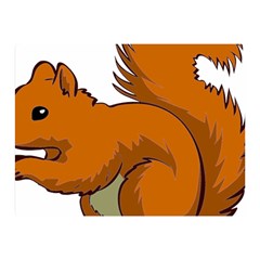Squirrel Animal Pet Double Sided Flano Blanket (mini)  by Sapixe