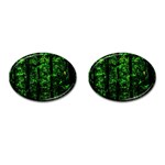 Emerald Forest Cufflinks (Oval) Front(Pair)