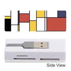 De Stijl Abstract Art Memory Card Reader (stick) by FunnyCow