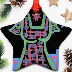 Seagulls Attacking Dress Ornament (star) by snowwhitegirl
