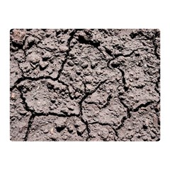 Earth  Dark Soil With Cracks Double Sided Flano Blanket (mini)  by FunnyCow