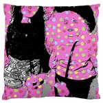 Weird Smile Large Flano Cushion Case (One Side) Front