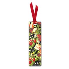 Fruit Blossom Black Small Book Marks by snowwhitegirl