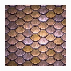 Copper Mermaid Scale Medium Glasses Cloth (2-side) by snowwhitegirl