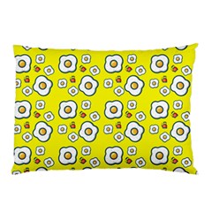 Eggs Yellow Pillow Case (two Sides) by snowwhitegirl