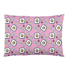 Eggs Pink Pillow Case by snowwhitegirl