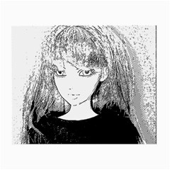 Girl Small Glasses Cloth (2-side) by snowwhitegirl