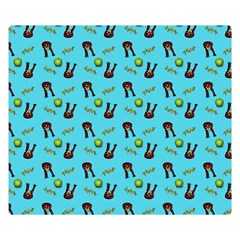School Girl Pattern Blue Double Sided Flano Blanket (small)  by snowwhitegirl