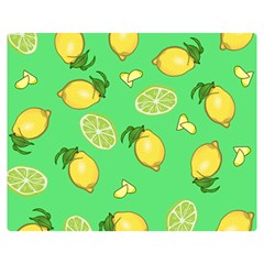 Lemons And Limes Double Sided Flano Blanket (medium)  by snowwhitegirl