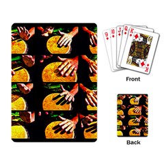 Drum Beat Collage Playing Card by FunnyCow