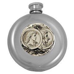 Young 1515867 1280 Round Hip Flask (5 Oz) by vintage2030