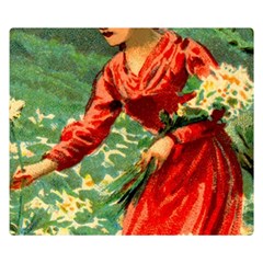 Lady 1334282 1920 Double Sided Flano Blanket (small)  by vintage2030