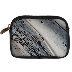 Black And White Digital Camera Leather Case by WILLBIRDWELL