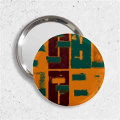 Orange Texture                                           2 25  Handbag Mirror by LalyLauraFLM