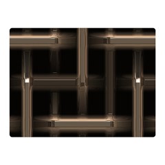 Metal Pattern Background Texture Double Sided Flano Blanket (mini)  by Sapixe