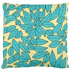 Leaves Dried Leaves Stamping Standard Flano Cushion Case (one Side) by Sapixe
