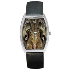 Fractal Art Graphic Design Image Barrel Style Metal Watch by Sapixe