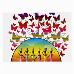 African Americn Art African American Women Large Glasses Cloth (2-side) by AlteredStates