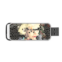 Stained Glass Girl Portable Usb Flash (one Side) by snowwhitegirl