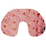 Pink Crochet Travel Neck Pillows Back