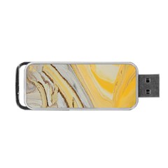 Yellow Jungle Portable Usb Flash (one Side) by WILLBIRDWELL