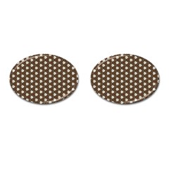 Texture Background Pattern Cufflinks (oval) by Sapixe
