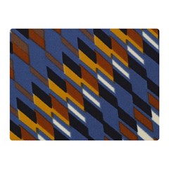 Colors Fabric Abstract Textile Double Sided Flano Blanket (mini)  by Sapixe