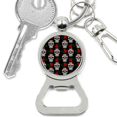 Skull Pattern Black Bottle Opener Key Chains by snowwhitegirl