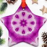 Pattern Abstract Background Art Star Ornament (Two Sides) Back