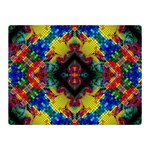 Kaleidoscope Art Pattern Ornament Double Sided Flano Blanket (Mini)  35 x27  Blanket Back