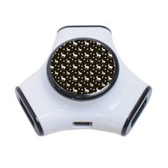 Deer Dots Brown 3-port Usb Hub by snowwhitegirl