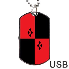 Harley Dog Tag Usb Flash (one Side) by raeraeshescrafty