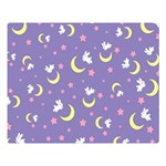 Rabbit of the Moon Double Sided Flano Blanket (Large) Blanket Back